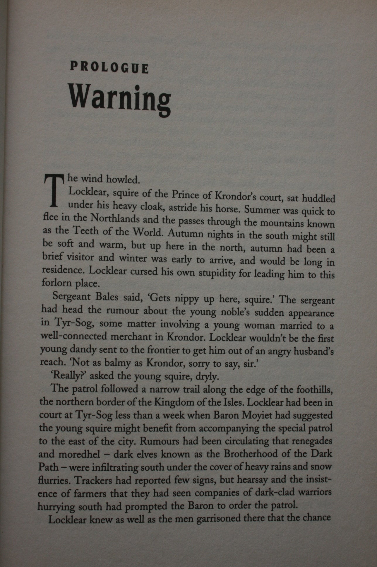 Krondor the Betrayal By Raymond E. Feist. 1998, First Edition, First printing