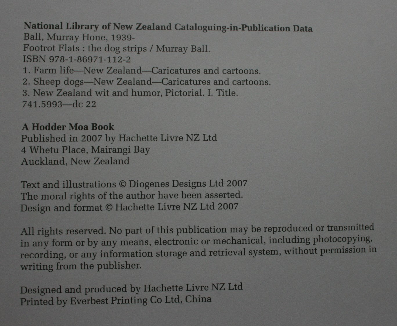 Footrot Flats: The Dog Strips: The Ultimate Collector's Edition. FIRST EDITION 2007