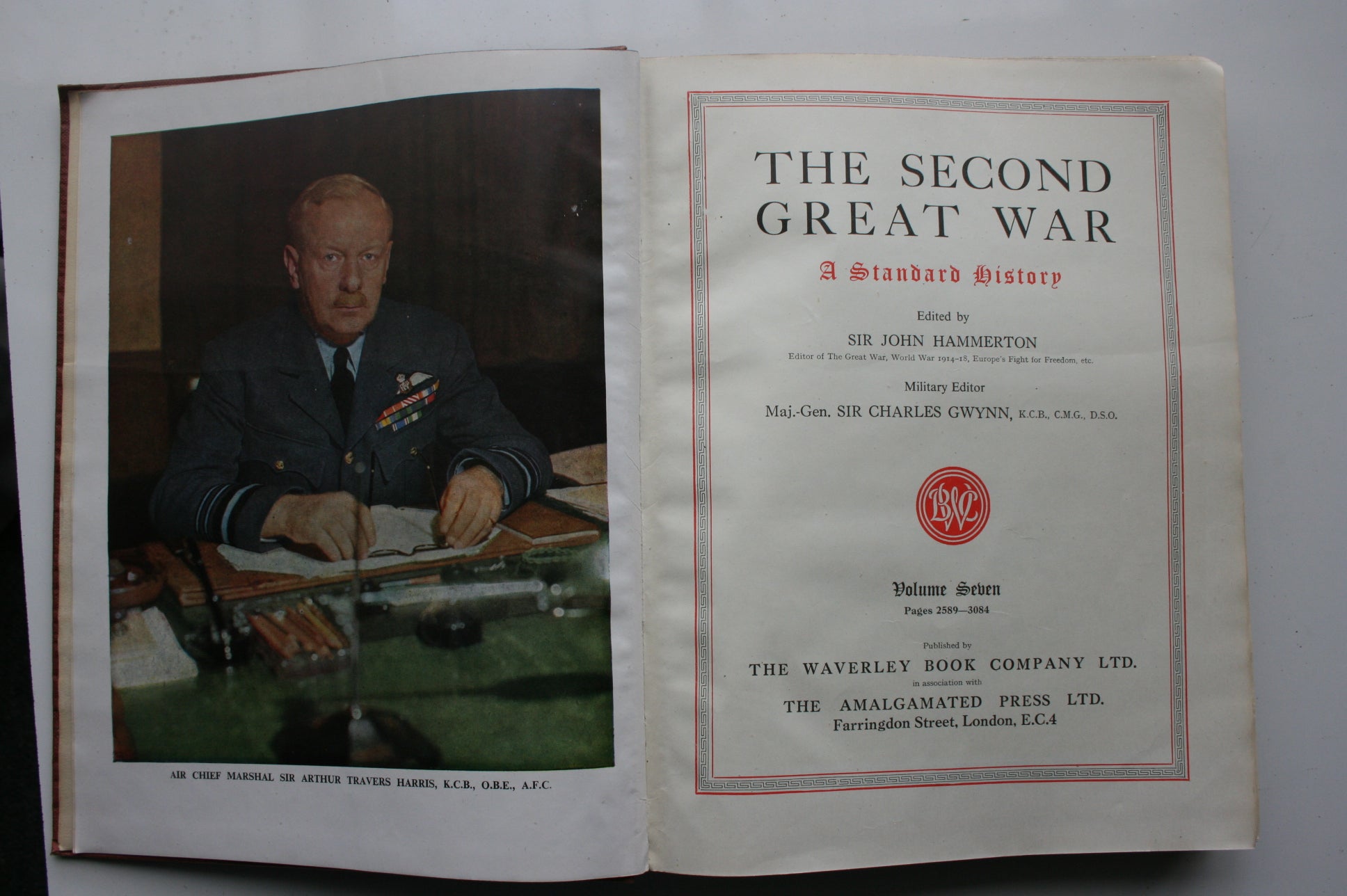 The Second Great War a Standard History 9 Volume Set. by Hammerton.