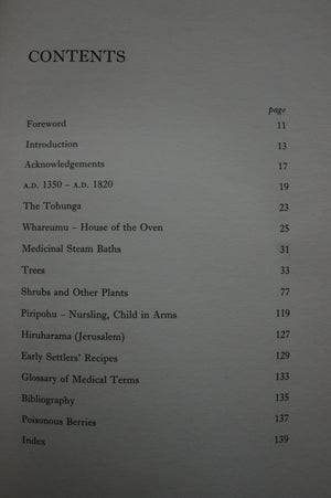 Medicines of the Maori From their Trees, Shrubs and other Plants, Together with Food from the Same Source. By Christina Macdonald.