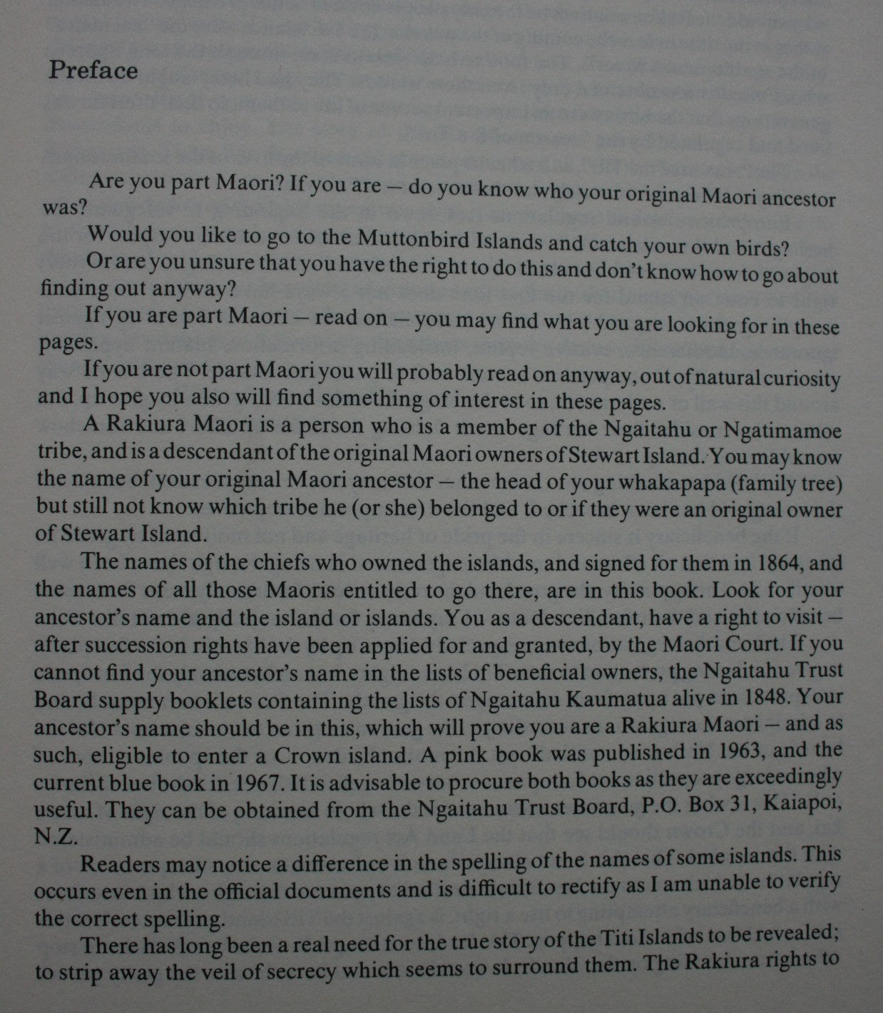 Titi Heritage: The Story of the Muttonbird Islands by Eva Wilson.