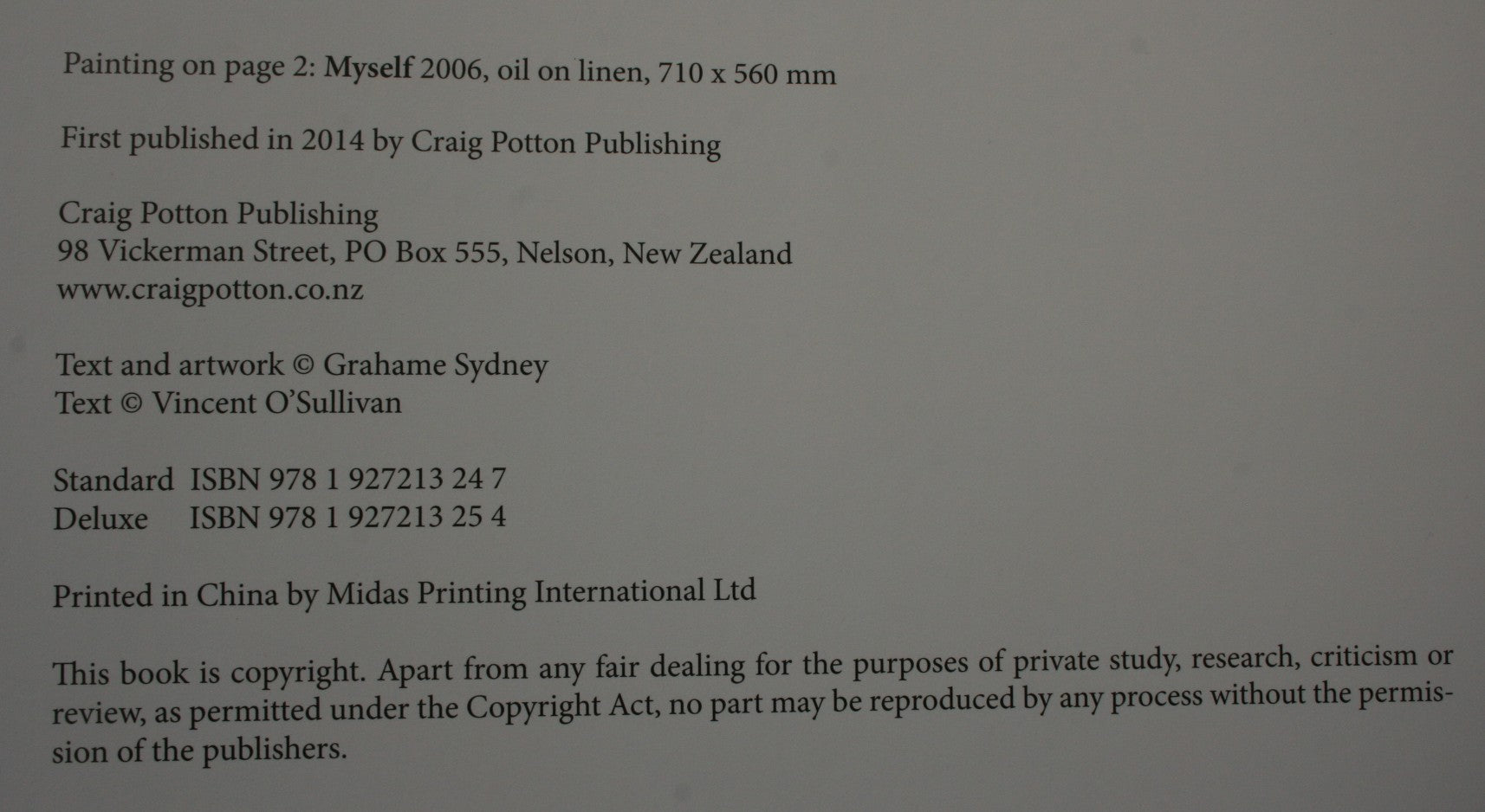 Grahame Sydney Paintings 1974-2014 By Grahame Sydney.