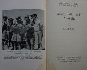 Alam Halfa and Alamein Official History of New Zealand in the Second World War 1939-45 by Ronald Walker.