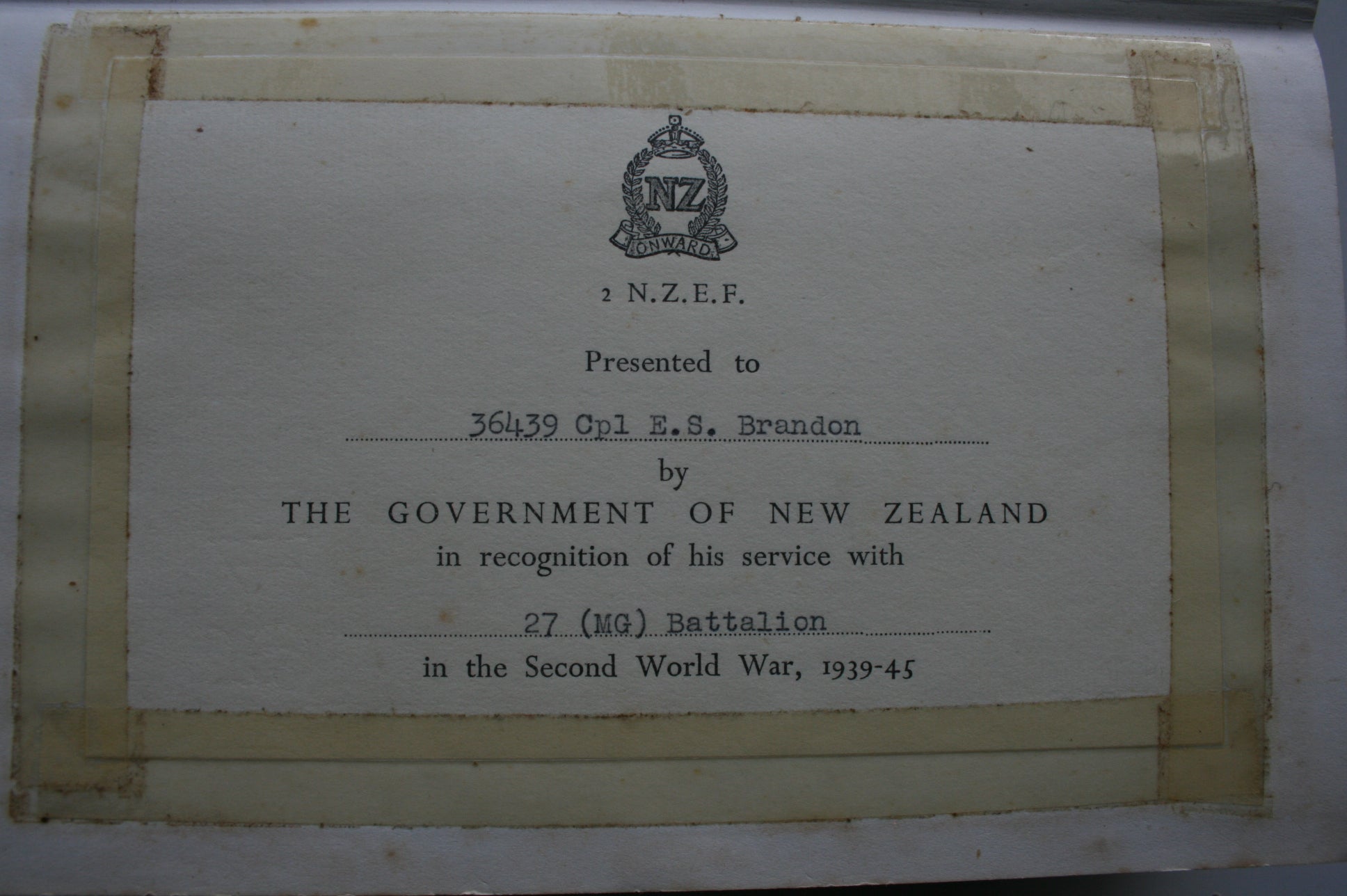 27 (Machine Gun) Battalion, Official History of New Zealand in the Second World War 1939-45. by Robin Kay.
