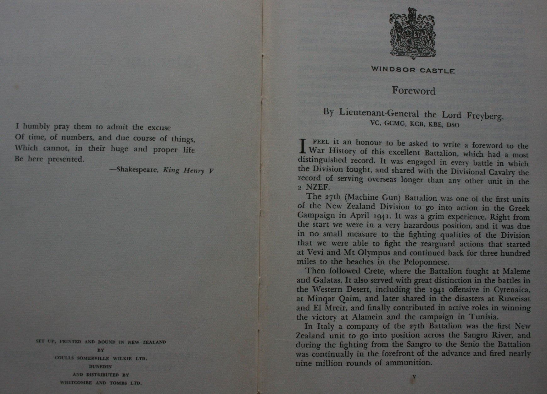 27 (Machine Gun) Battalion, Official History of New Zealand in the Second World War 1939-45. by Robin Kay.