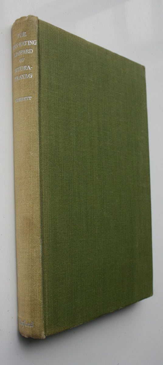 The Man-Eating Leopard of Rudraprayag. 1954, first illustrated edition ...