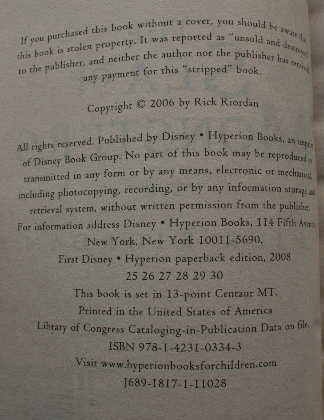 5 Percy Jackson books