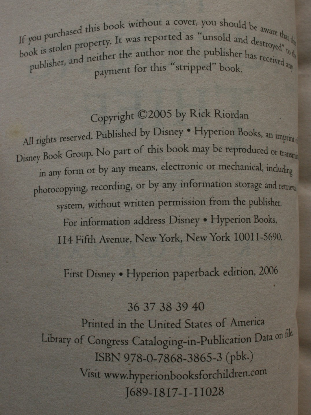 5 Percy Jackson books