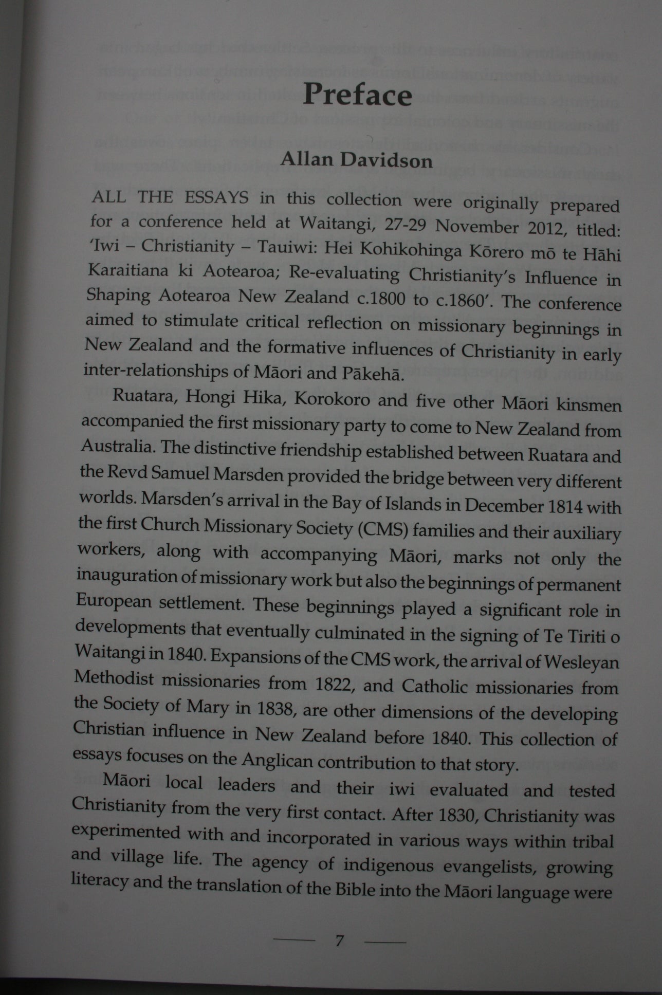 Te Rongopai 1814 'Takoto te pai!' : bicentenary reflections on Christi ...