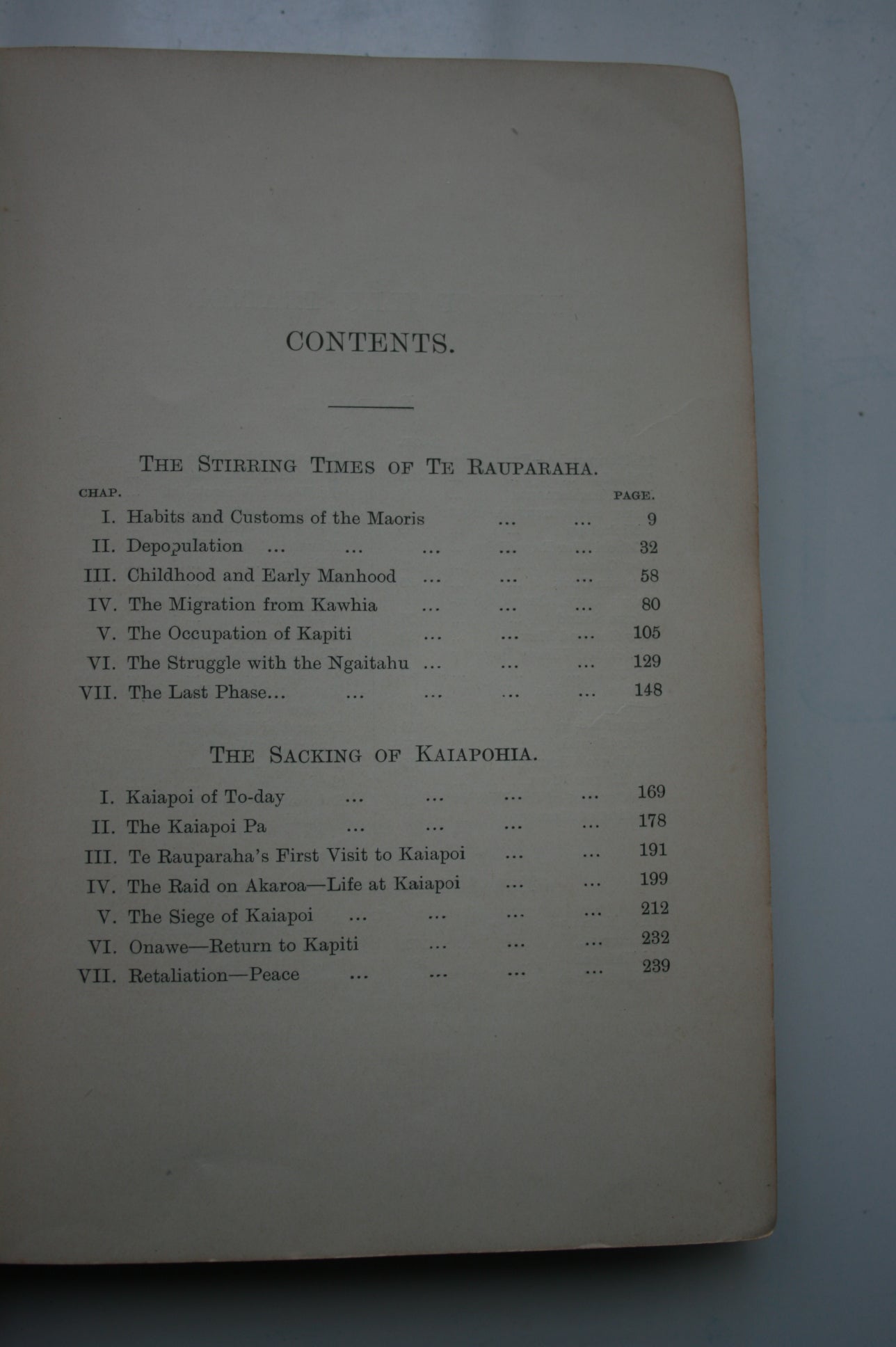 The Stirring Times of Te Rauparaha by W.T.L. Travers Also The Sacking ...