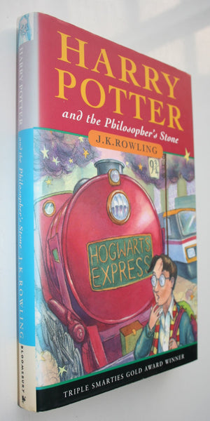 Harry Potter and the Philosopher's Stone by J. K. Rowling. Publisher: Bloomsbury, First British Edition, 40th impression.