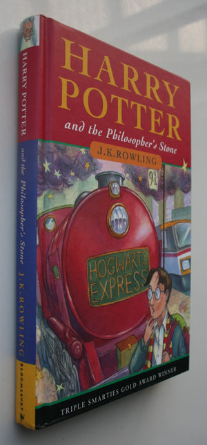 Harry Potter and the Philosopher's Stone by J. K. Rowling. Publisher: Bloomsbury, First British Edition, 40th impression.