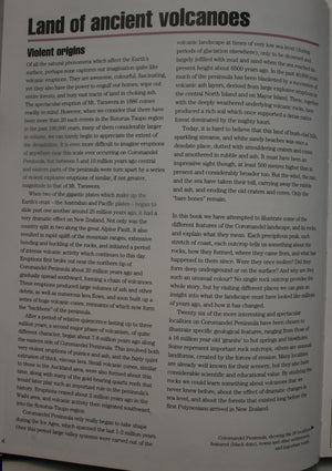 Vanishing Volcanoes Guide to the Landforms and Rock Formations of the Coromandel Peninsula By Lloyd Homer &amp; Phil Moore. SIGNED BY BOTH AUTHORS.&nbsp;