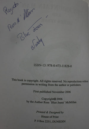 The Mountain Man and Other Verse- Poetry. SIGNED By Blue Jeans- Ross McMillan