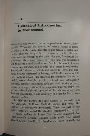 The Essential Montessori. Montessori.  Montessori A Modern Approach. Two books