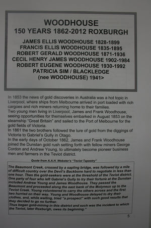 Gold miners of Teviot : 150 years, 1862-2012 : family profiles of the gold miners who settled in the 1860's in the Teviot Valley by Joan Michelle.