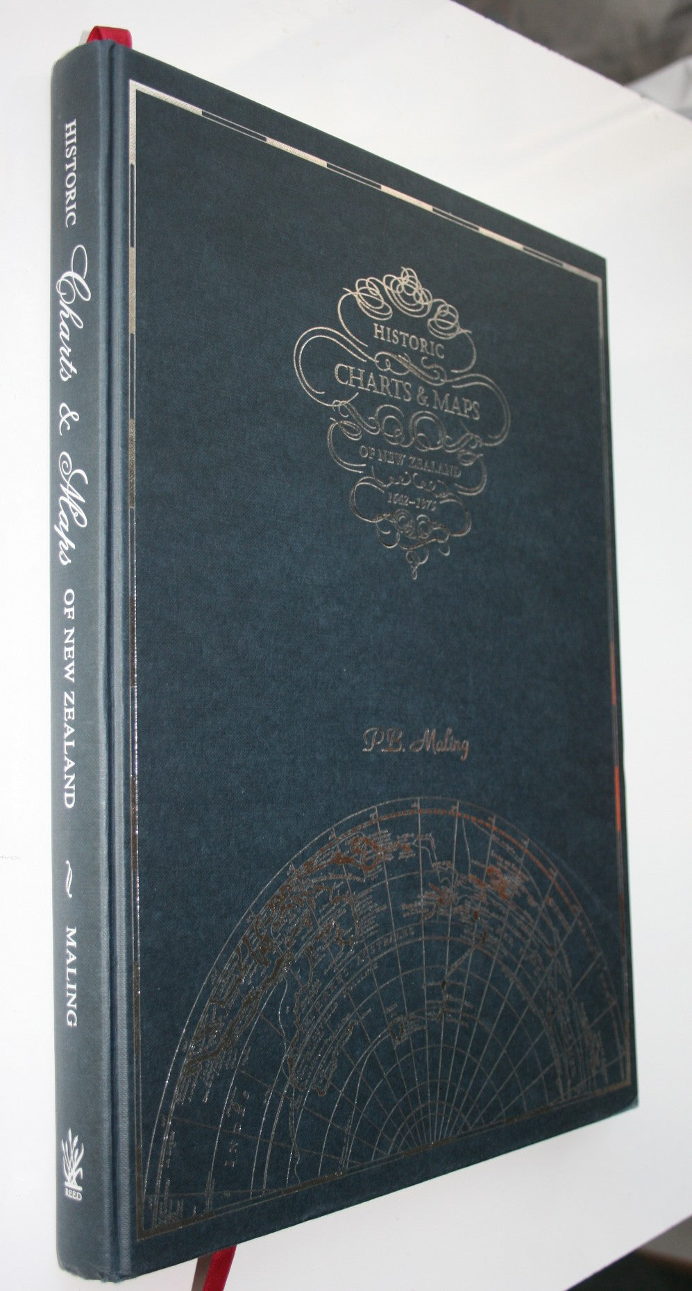 Historic Charts & Maps of New Zealand, 1642-1875 BY Peter Bromley Maling.