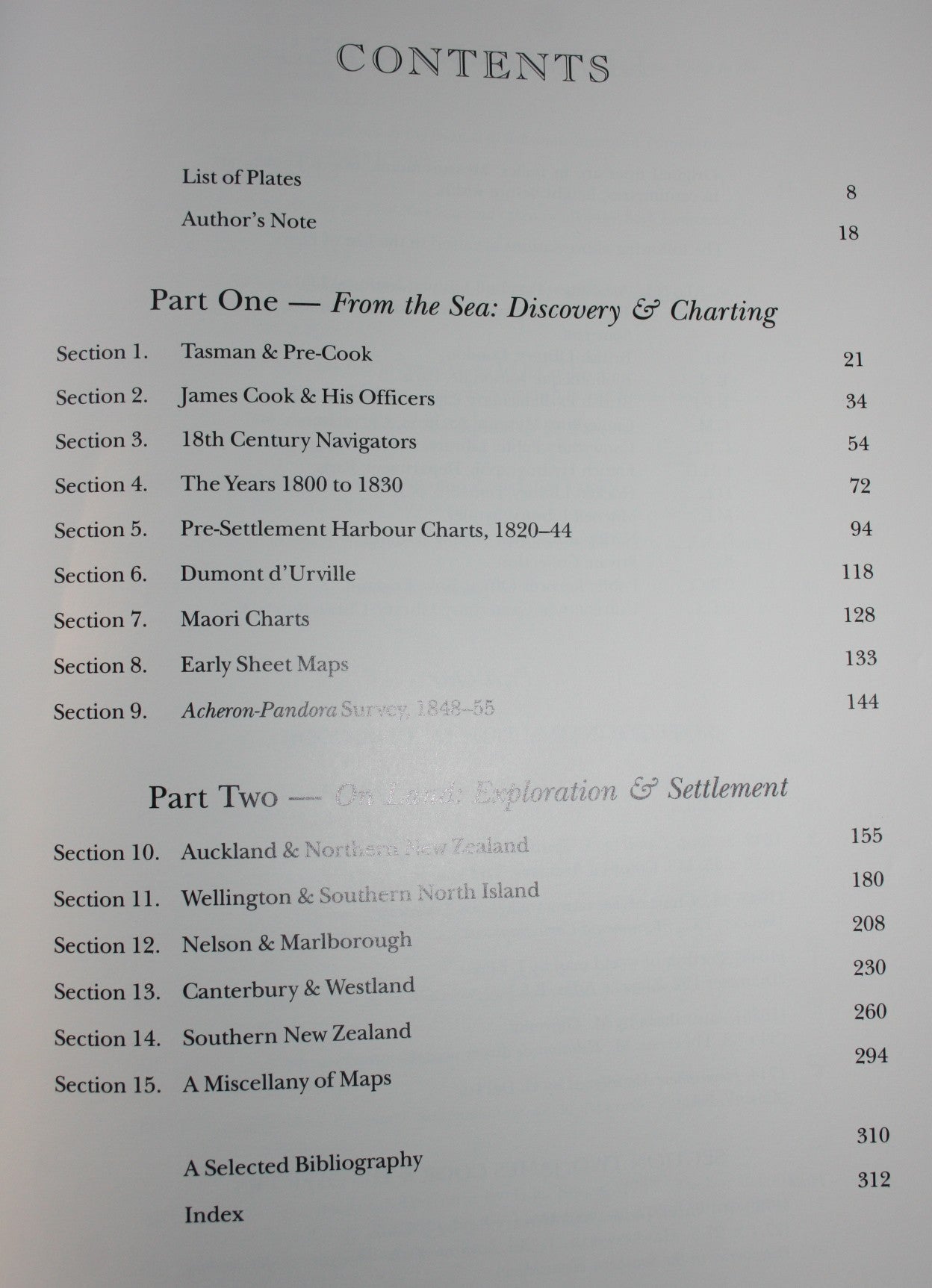 Historic Charts & Maps of New Zealand, 1642-1875 BY Peter Bromley Maling.