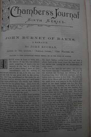 Chambers's Journal Sixth Series, Vol. I; Dec. 1897 - Nov 1898.