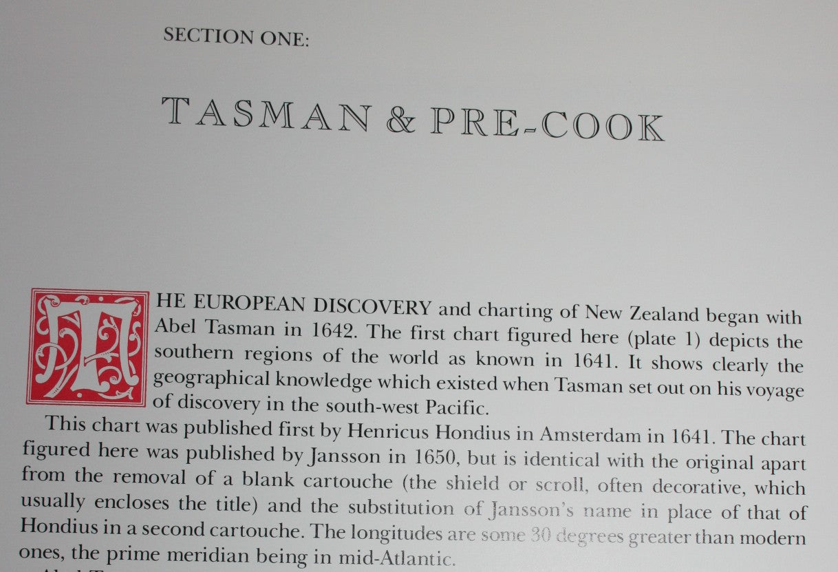 Historic Charts & Maps of New Zealand, 1642-1875 BY Peter Bromley Maling.