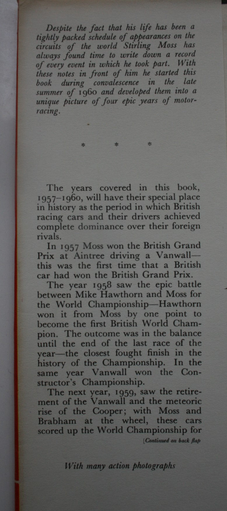 Challenge Me the Race. By Mike Hawthorn. A Turn at the Wheel. By Stirling Moss.