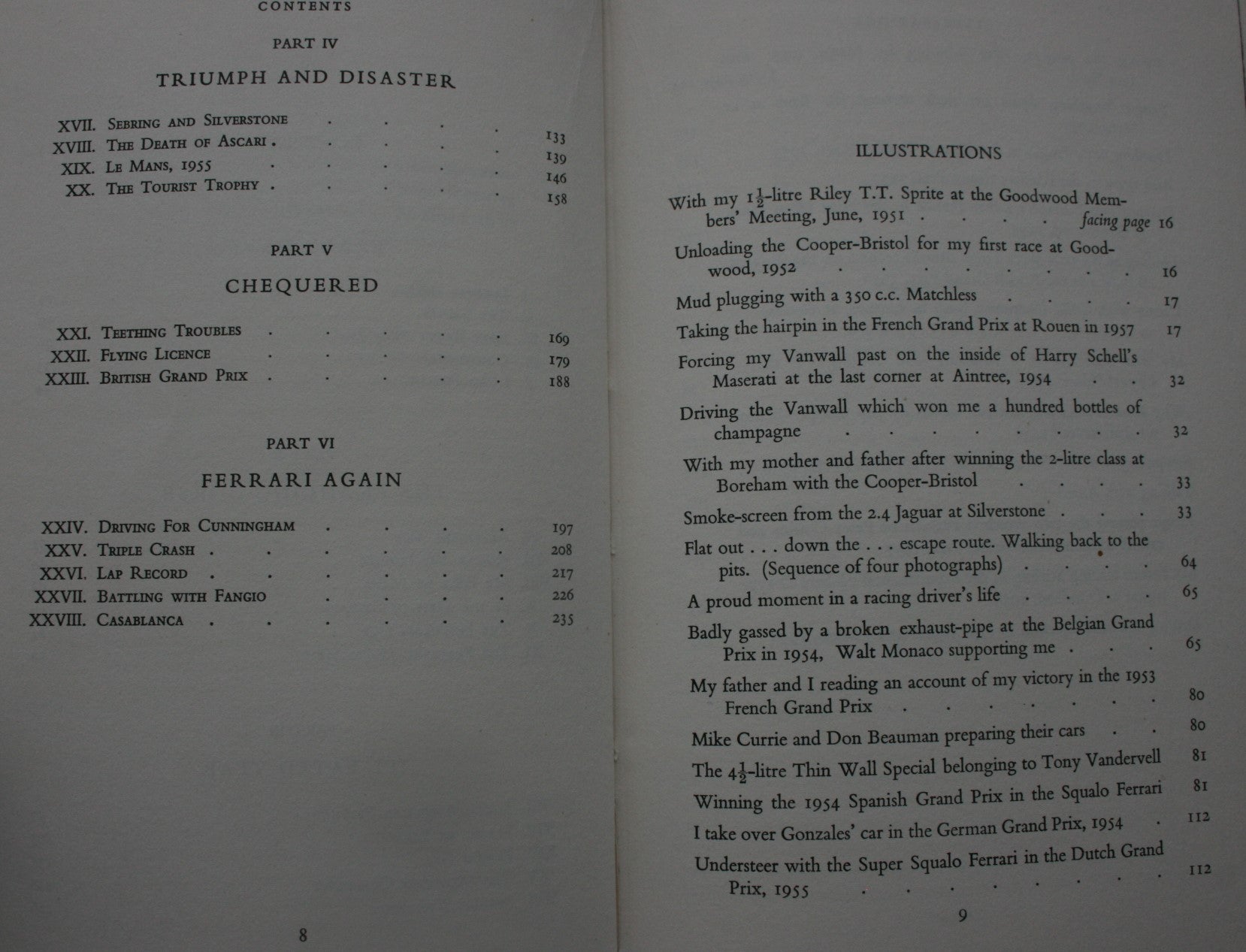 Challenge Me the Race. By Mike Hawthorn. A Turn at the Wheel. By Stirling Moss.