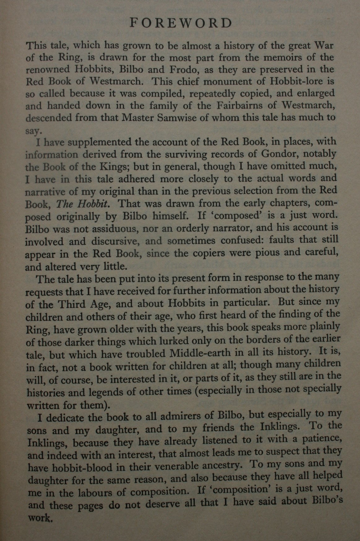 The Lord Of The Rings Trilogy: (1965). The Fellowship Of The Ring, The Two Towers, The Return Of The King by J.R.R. Tolkien.