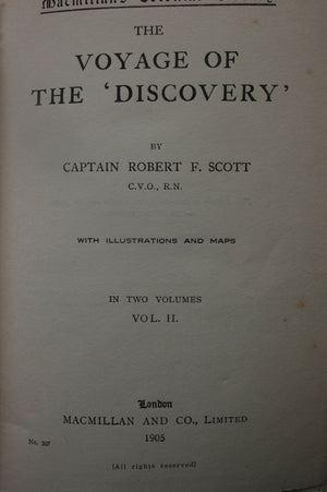 The Voyage Of The Discovery (Two Volumes) 1905. by Captain R F Scott.