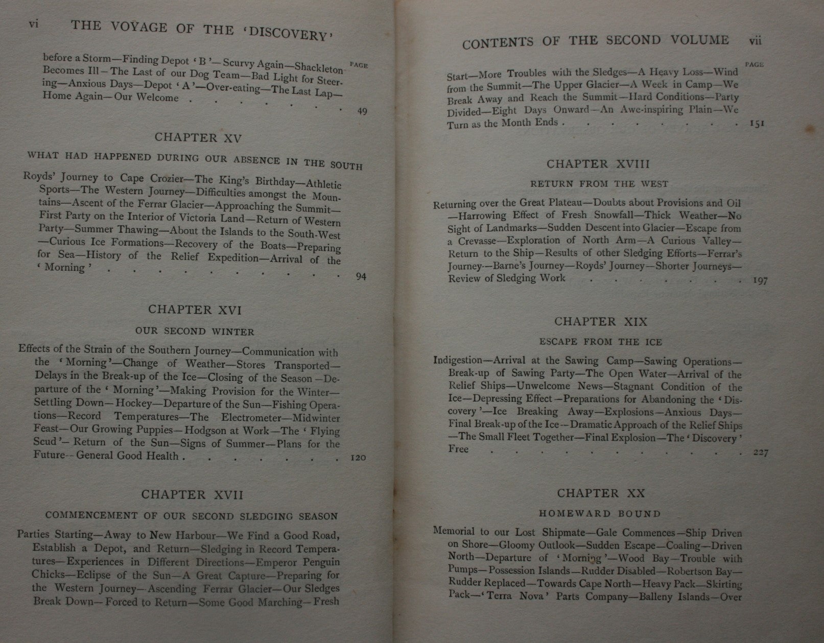 The Voyage Of The Discovery (Two Volumes) 1905. by Captain R F Scott.