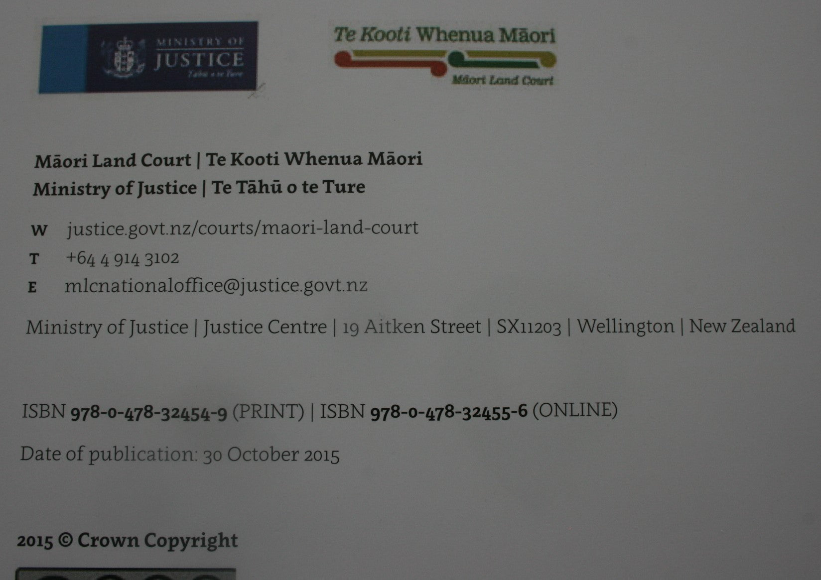 He Pou Herenga Tangata, He Pou Herenga Whenua, He Pou Whare Korero 150 Years of the Maori Land Court