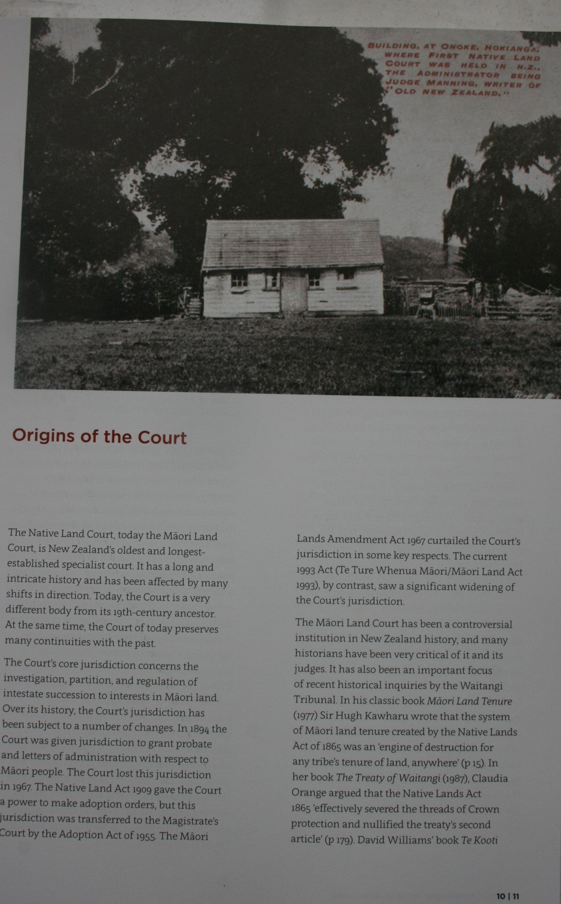 He Pou Herenga Tangata, He Pou Herenga Whenua, He Pou Whare Korero 150 Years of the Maori Land Court