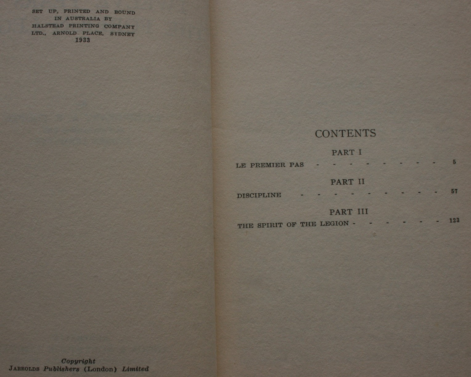 Twelve Years in the Foreign Legion by A.R. Cooper and Sydney Tremayne. 1933, first edition. RARE.