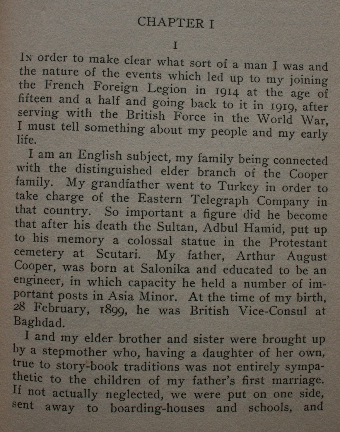 Twelve Years in the Foreign Legion by A.R. Cooper and Sydney Tremayne. 1933, first edition. RARE.