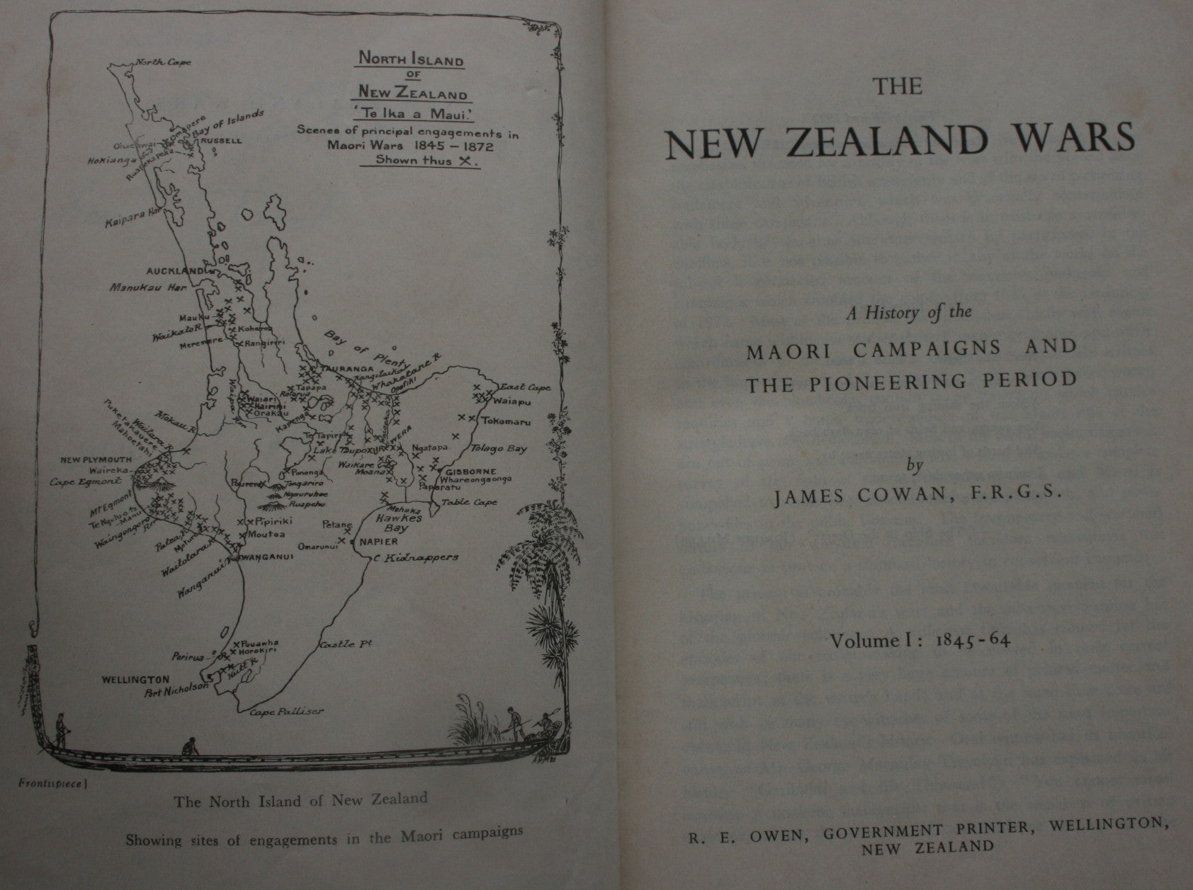 The New Zealand Wars A History of the Maori Campaigns and the Pioneering Period (2 Volumes)