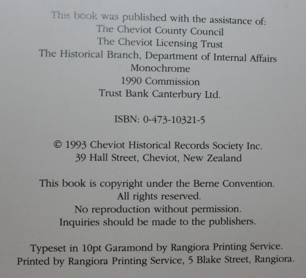 Cheviot Kingdom to County. First Edition. By John Wilson