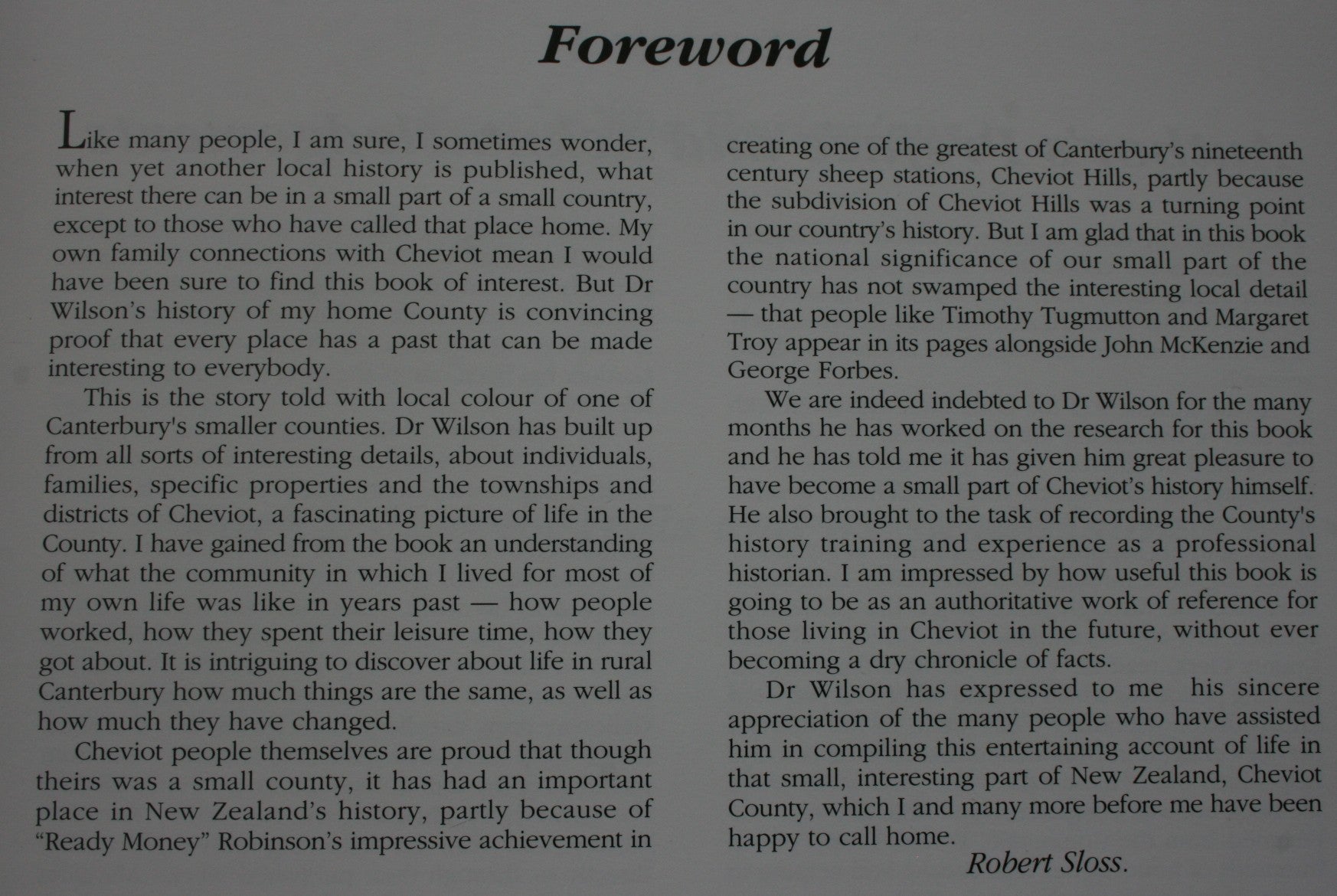 Cheviot Kingdom to County. First Edition. By John Wilson