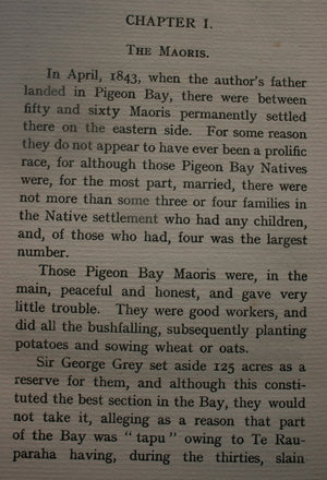 Reminiscences of Earliest Canterbury ( Principally Banks' Peninsula ) and Its Settlers by James Hay.