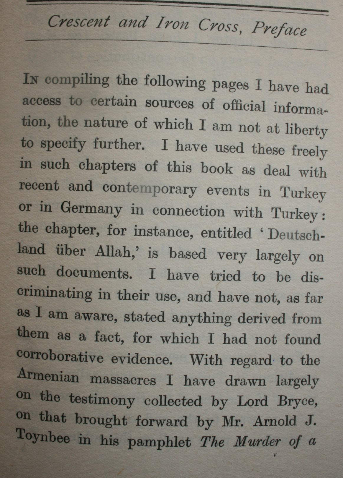 Crescent and Iron Cross (1918 First Edition). By E F Benson