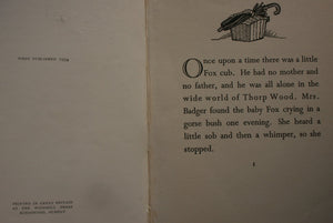 Little Red Fox and the Wicked Uncle by Alison Uttley. 1954, First Edition, first printing.