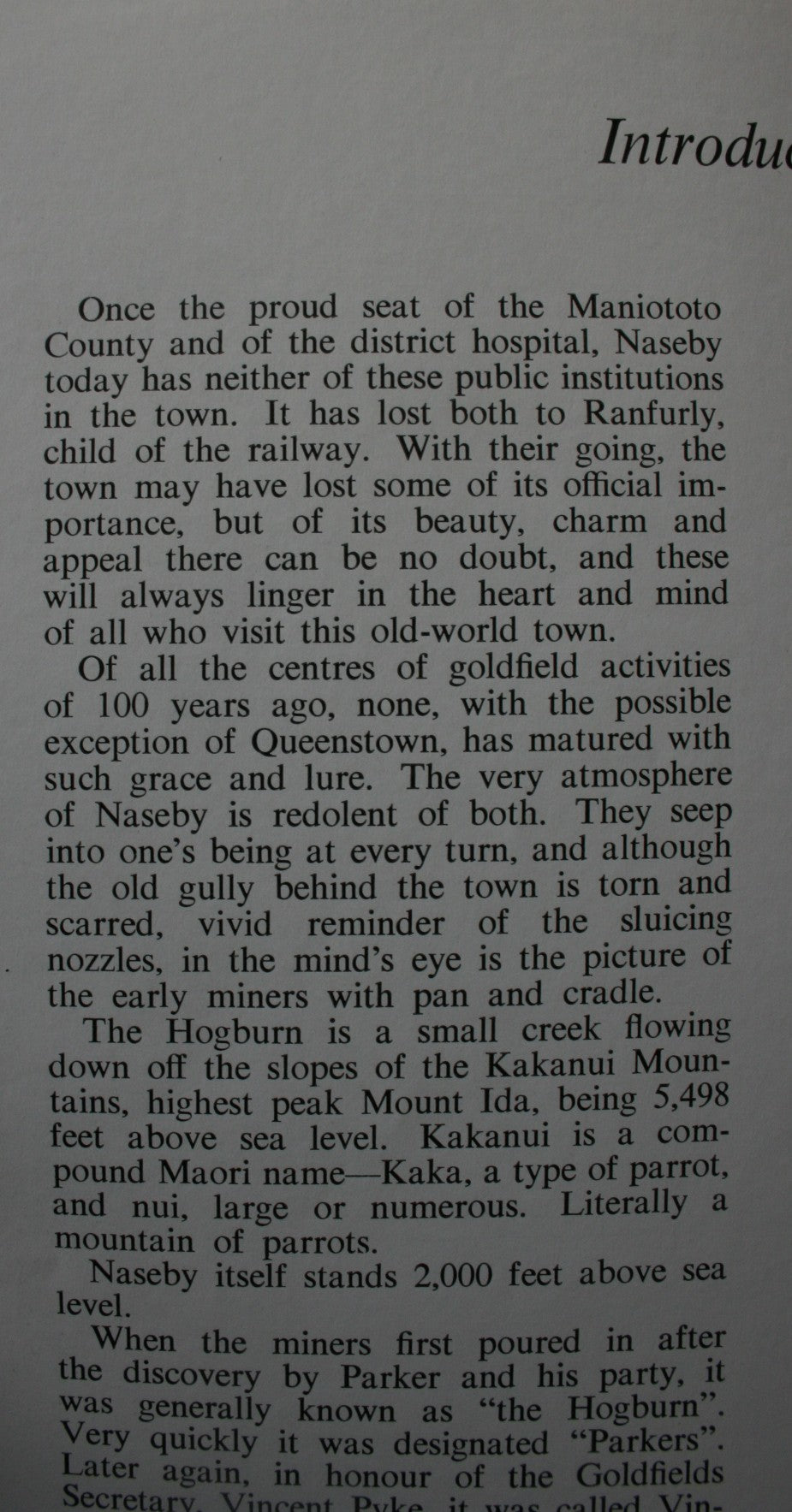 The Naseby & Mount Ida Goldfields Centennial, 1863-1963 by H A Glasson.
