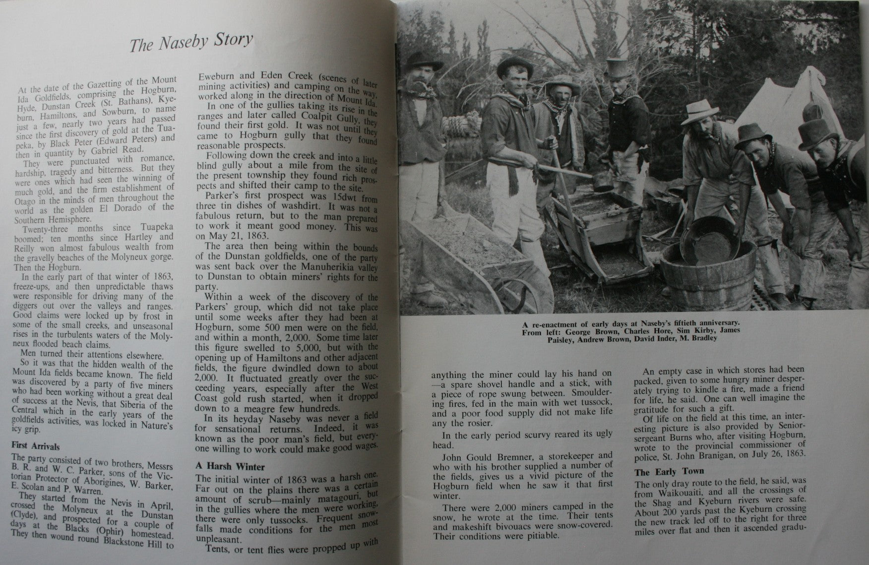 The Naseby & Mount Ida Goldfields Centennial, 1863-1963 by H A Glasson.