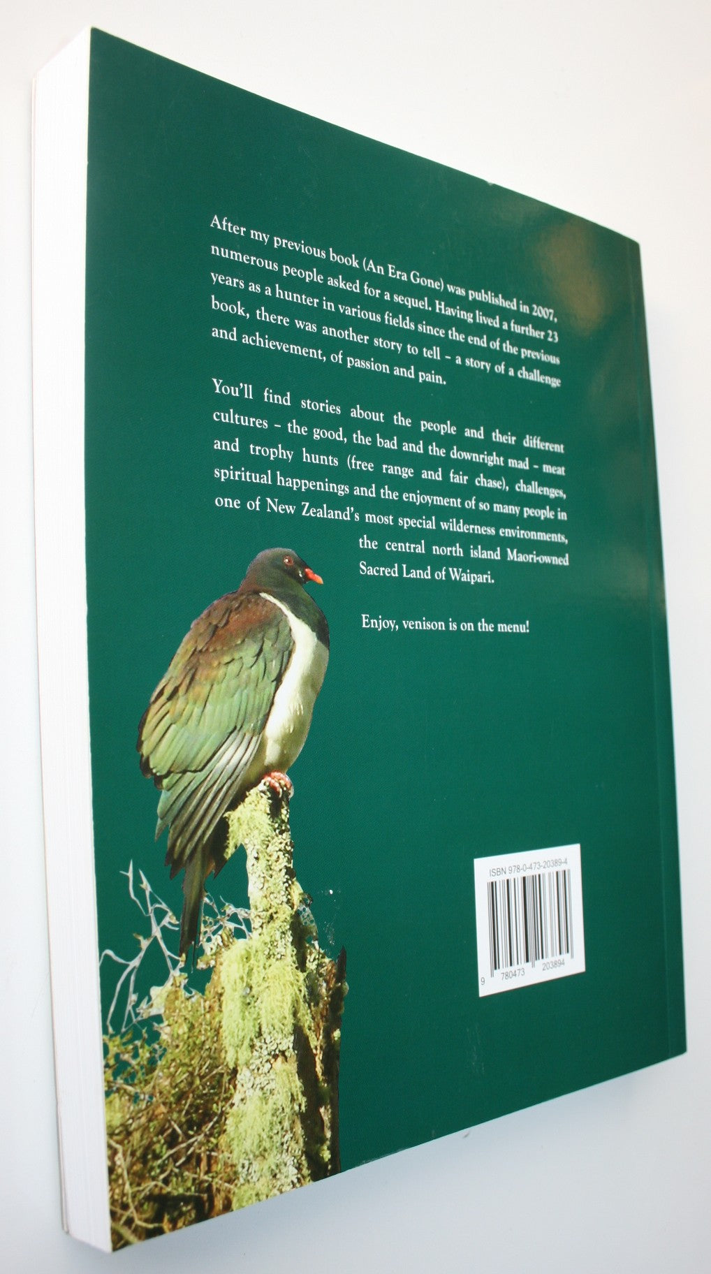 Hunting On Sacred Ground by Dave Ratcliffe. SIGNED BY AUTHOR