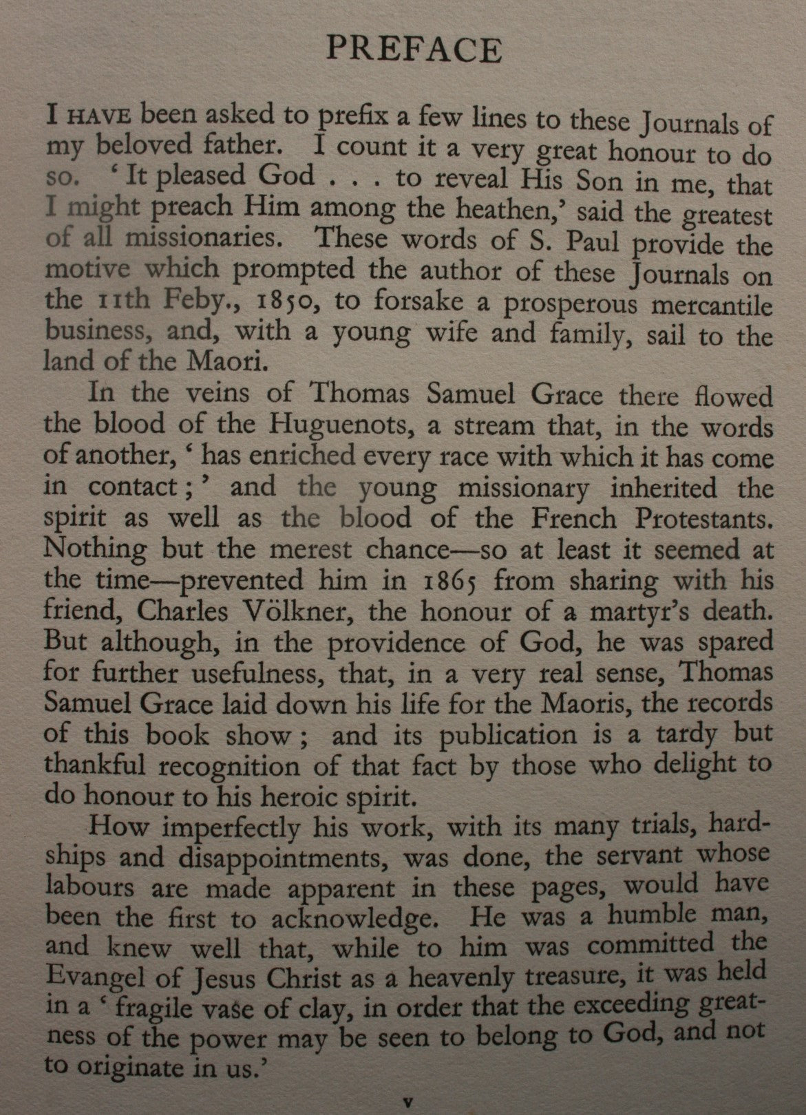 A Pioneer Missionary Among the Maoris 1850-1879 : Being Letters and Journals of Thomas Samuel Grace. Edited by S. J. Brittan and A. V. Grace.