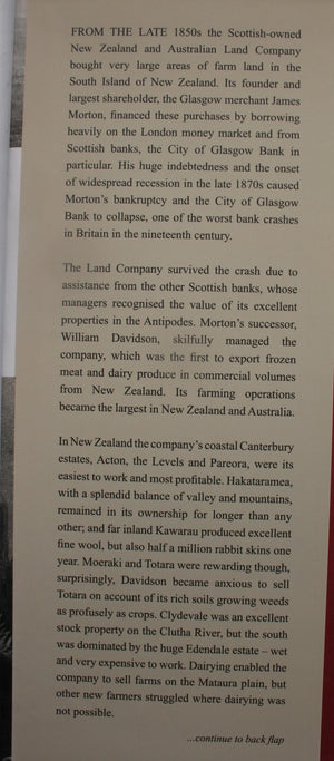 Antipodean Empire. NZ and Australian Land Company in NZ. SIGNED Noel Crawford