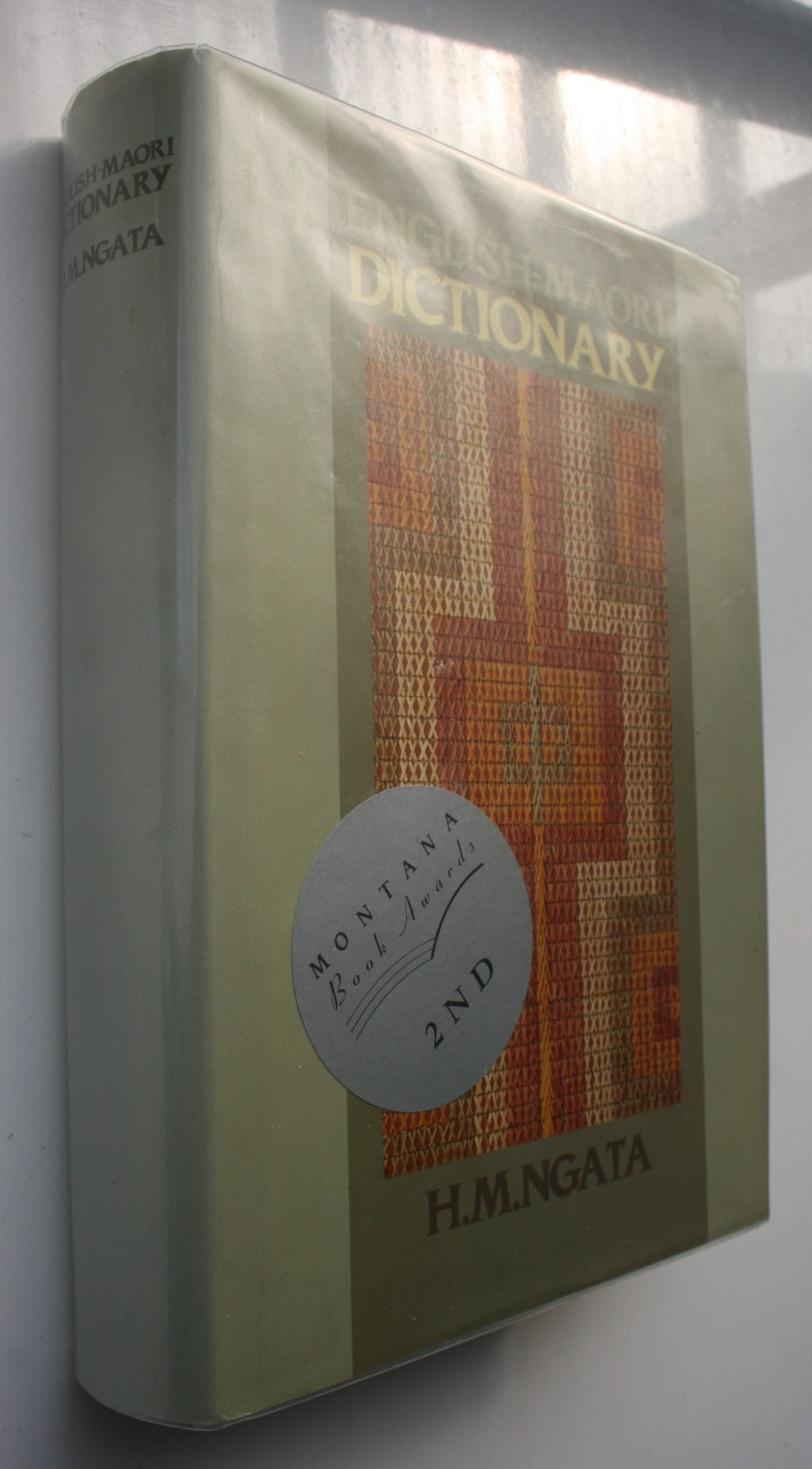 Ngata Dictionary English-Maori Dictionary By H.M. Ngata. Very scarce in hardback.