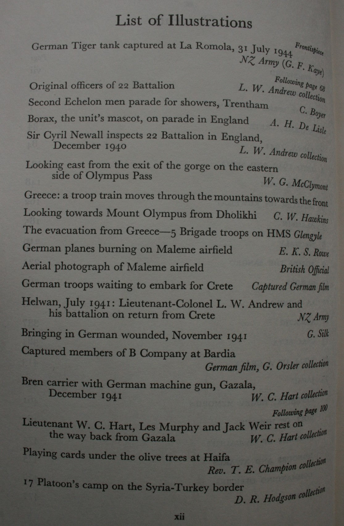 22 Battalion: Official History of New Zealand in the Second World War 1939-45 by Jim Henderson