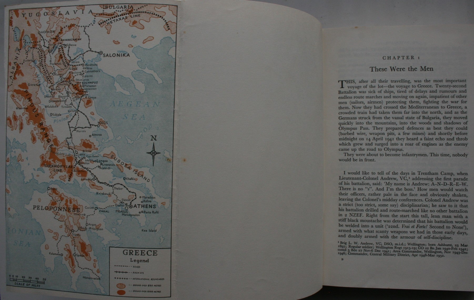 22 Battalion: Official History of New Zealand in the Second World War 1939-45 by Jim Henderson