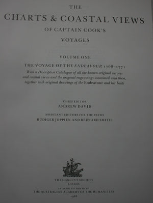 The Charts & Coastal Views of Captain Cook's Voyages. The Voyage of The Endeavour 1768-1771. by Andrew David (Editor).