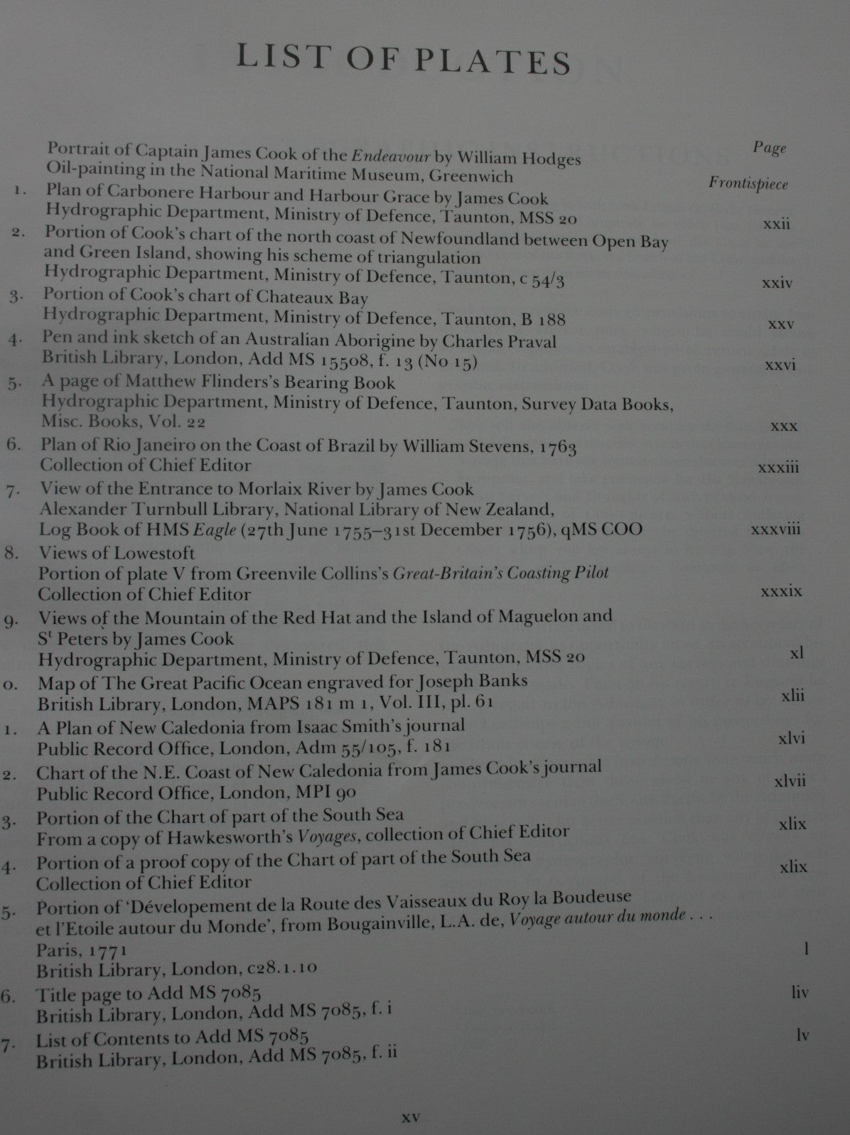 The Charts & Coastal Views of Captain Cook's Voyages. The Voyage of The Endeavour 1768-1771. by Andrew David (Editor).