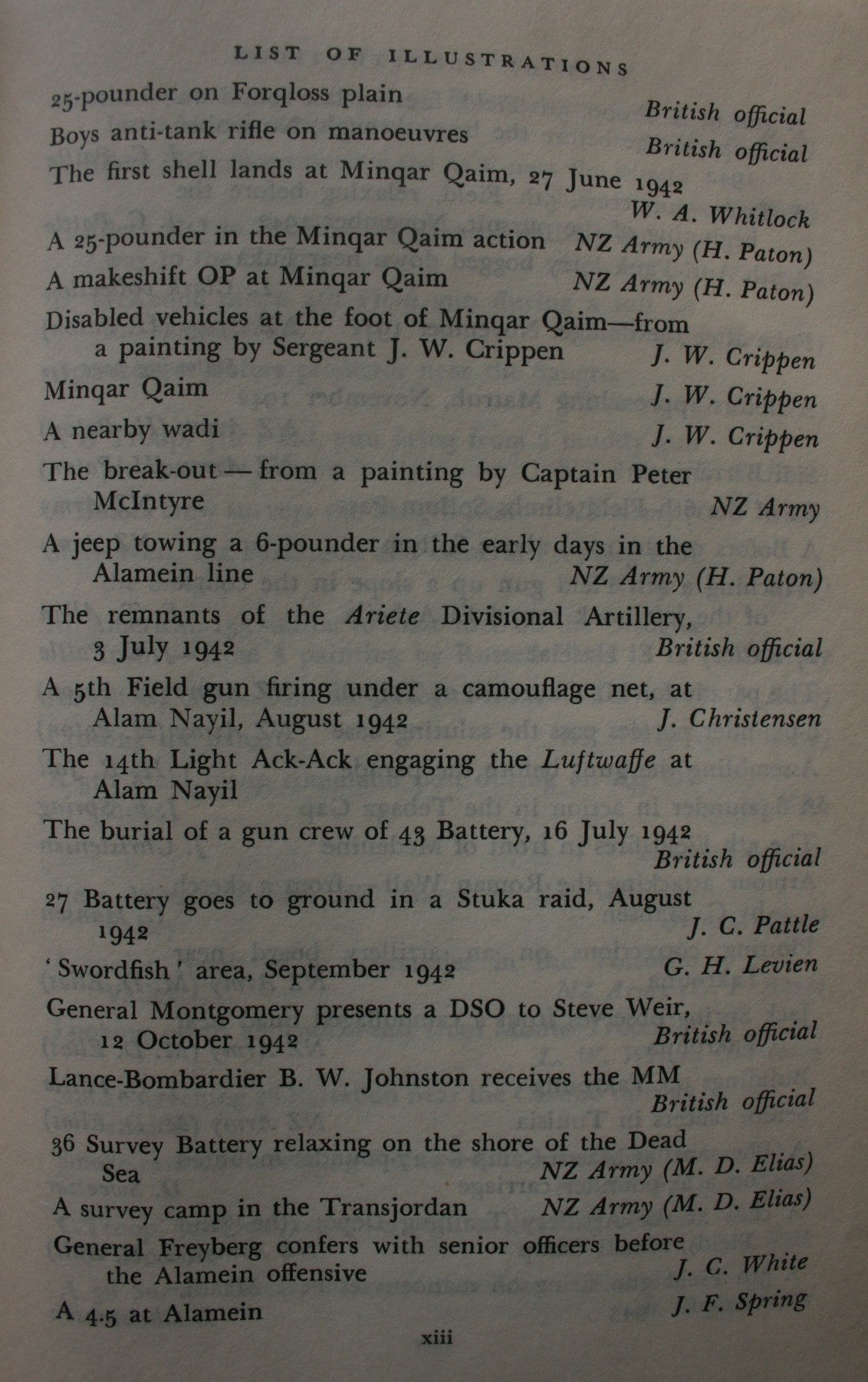 2nd New Zealand Divisional Artillery. Official History of New Zealand in the Second World War 1939-45. By W E Murphy.